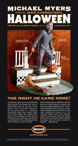 Moebius Sci-Fi 1/8 Halloween Horror Movie: Michael Myers w/Lighted Pumpkin Kit