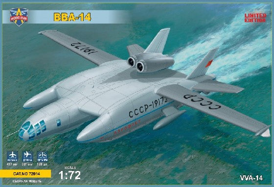 Modelsvit Aircraft 1/72 VVA-14 Soviet Experimental Hydroplane Ltd. Edition Kit