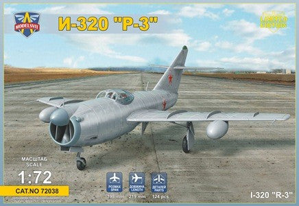 Modelsvit Aircraft 1/72 I320R3 Soviet All-Weather Interceptor Aircraft Ltd. Edition Kit