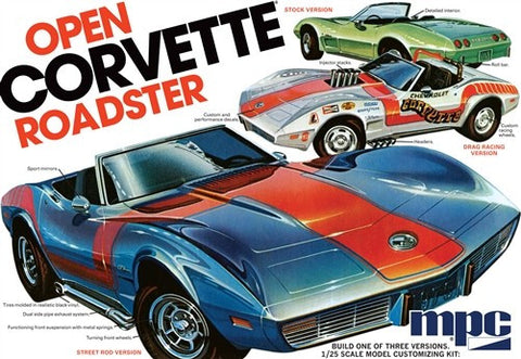 MPC Model Cars 1/25 1975 Chevy Corvette Convertible Roadster Kit
