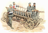 Master Box Ltd 1/35 Road to the Rear (5 German Soldiers, 2 Horses & Wagon) Kit