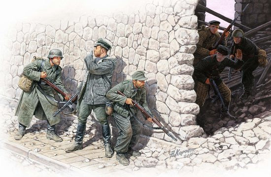 Master Box Ltd 1/35 German Mtn Troops & Soviet Marines (6) Kit