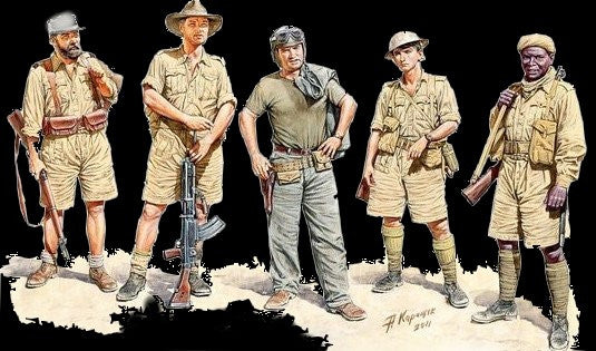 Master Box Ltd 1/35 WWII Allied Forces N.Africa (5) Kit