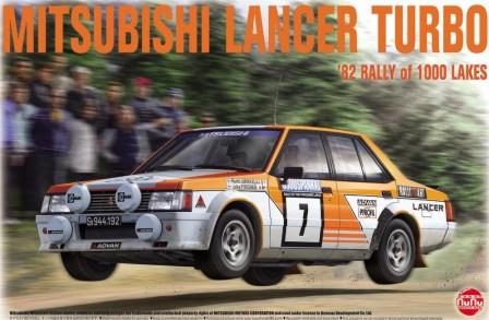 Platz Model Cars 1/24 Mitsubishi Lancer Turbo 1982 Rally of 1000 Lakes Race Car Kit