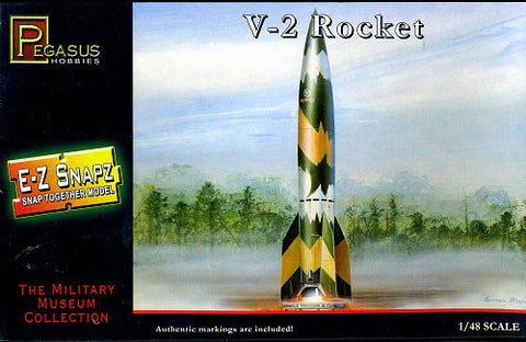Pegasus Hobbies Aircraft 1/48 German V2 Rocket Snap Kit
