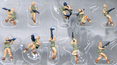 Pegasus Military 1/144 Modern American Infantry Desert (10) (Painted)