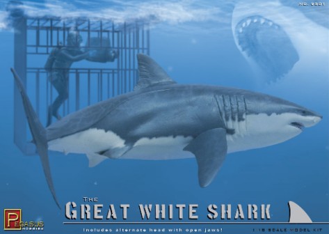 Pegasus Hobbies Sci-Fi & Space 1/18 The Great White Shark Kit