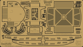 Paragraphix Details 1/350 Voyage to the Bottom of the Sea: Seaview Submarine Photo-Etch Set for MOE