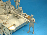 MiniArt Military 1/35 German Tank Crew Afrika Korps (5) w/Weapons (Special Edition) Kit