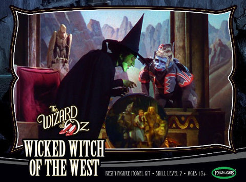Polar Lights Sci-Fi The Wizard of Oz: Wicked Witch of the West w/Flying Monkey, Crystal Ball & Base Resin Kit