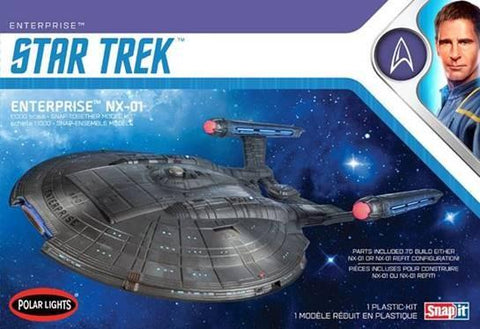 Polar Lights Sci-Fi 1/1000 Star Trek USS Enterprise NX01 Kit