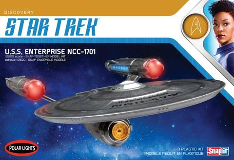 Polar Lights Sci-Fi 1/2500 Star Trek Discovery Series USS Enterprise NCC1701 Kit