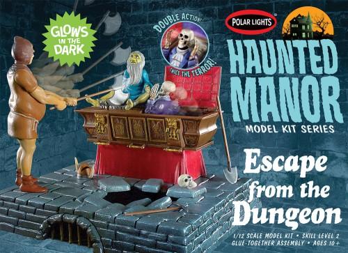 Polar Lights 1/12 Haunted Manor Escape from the Dungeon Glow-in-the-Dark Diorama Set