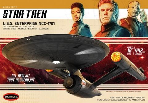 Polar Lights Sci-Fit 1/1000 Star Trek Discovery Series USS Enterprise NCC1701 Kit