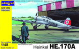 Admiral Models Aircraft 1/48 Heinkel He170A Recon Aircraft Kit