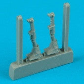 Quickboost Details 1/32 Bf109G6 Control Sticks for HSG (2)