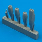 Quickboost Details 1/48 Su22 M4 Air Cooling Scoops for KPM