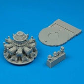 Quickboost Details 1/48 F4U7 Engine for HSG