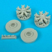 Quickboost Details 1/72 B25 Engines for HSG (2)