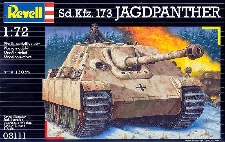 Revell Germany Military 1/72 Jagdpanther SdKfz 173 Tank Kit