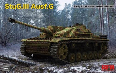 Rye Field 	1/35 StuG III Ausf G Early Production Tank w/Full Interior Kit