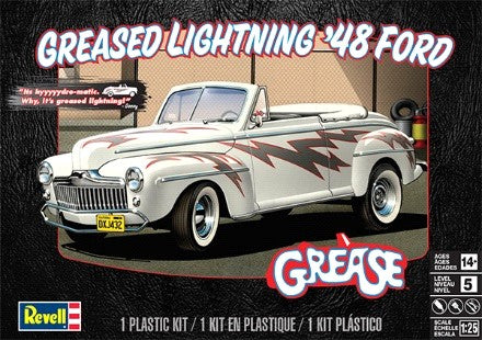 Revell-Mongram Cars 1/25 Greased Lightning 1948 Ford Convertible Kit