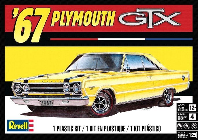 Revell-Monogram 1/25 1967 Plymouth GTX Kit