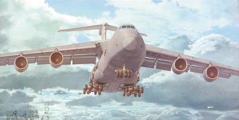 Roden Aircraft 1/144 C5M Super Galaxy USAF Transport Aircraft Kit