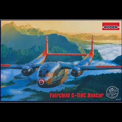 Roden Aircraft 1/144 Fairchild C119C Boxcar USAF Transport Aircraft Kit