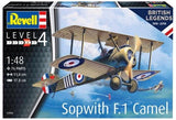 Revell Germany Aircraft 1/48 Sopwith F1 Camel BiPlane Fighter Kit