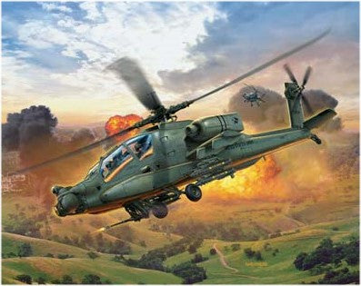 Revell Germany 1/100 AH64A Apache Helicopter Kit