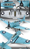 Academy Aircraft 1/48 SBD2 Midway USN Bomber Kit