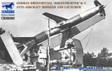 Bronco Military 1/35 German Rheinmetall Rheintochter R2 Anti-Aircraft Missiles & Launcher Kit