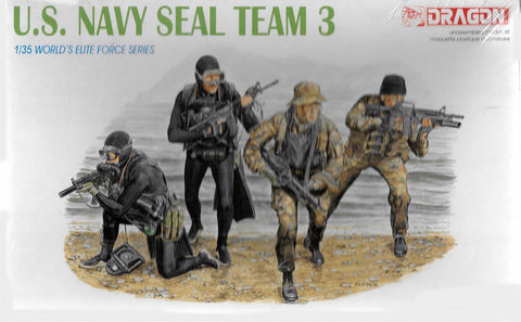 Dragon Military 1/35 US Navy Seal Team 3 (4) (Re-Issue) Kit
