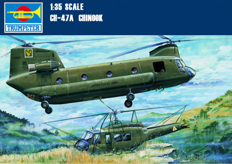 Trumpeter Aircraft 1/35 CH47A Chinook Helicopter Kit