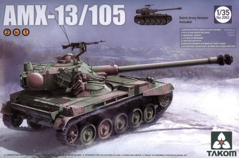 Takom 1/35 French AMX13/105 Light Tank (2 in 1) Kit