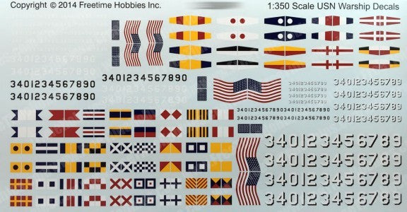 Starfighter Decals 1/350 USN Warship Decals