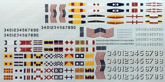 Starfighter Decals 1/700 USN Warship Decals