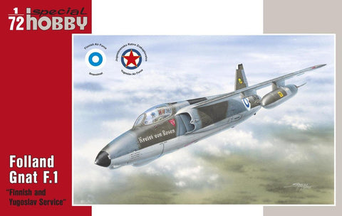 Special Hobby Aircraft 1/72 Folland Gnat FI Finnish & Yugoslav Service Light Jet Fighter Kit