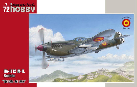 Special Hobby Aircraft 1/72 HA1112 M1L Buchon Ejercito delAire Ground Attack Aircraft Kit