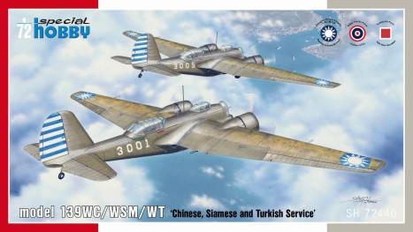 Special Hobby Aircraft 1/72 Martin B10 Model 139WC/WSM/WT Bomber Kit