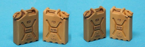 Special Ops 1/16 Modern Water Jerry Cans (Unpainted Resin)