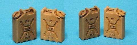 Special Ops 1/16 Modern Water Jerry Cans (Unpainted Resin)