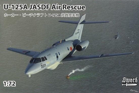 Sword Aircraft 1/72 U125A (Hawker Beechcraft) JASDF Air Rescue Aircraft Kit