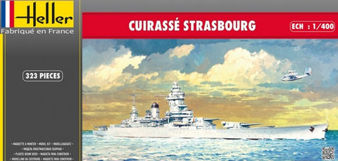 Heller Ships 1/400 Strasbourg French Battleship Kit