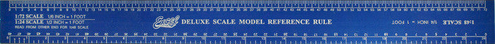 Excel Tools 12" Aluminum 1/35, 1/24, 1/25 Scale Model Ruler