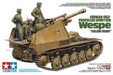 Tamiya Military 1/35 German SdKfz 124 Wespe Self-Propelled Howitzer Tank Italian Front Kit