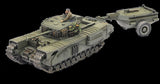 Tamiya Military 1/48 British Churchill Mk VII Crocodile Tank (New Tool) Kit