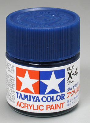 Tamiya Acrylic X4 Gloss  Blue 23 ml Bottle