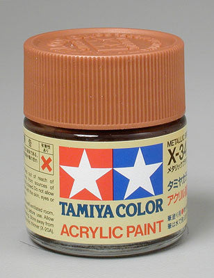 Tamiya Acrylic X34 Gloss Metallic Brown 23 ml Bottle